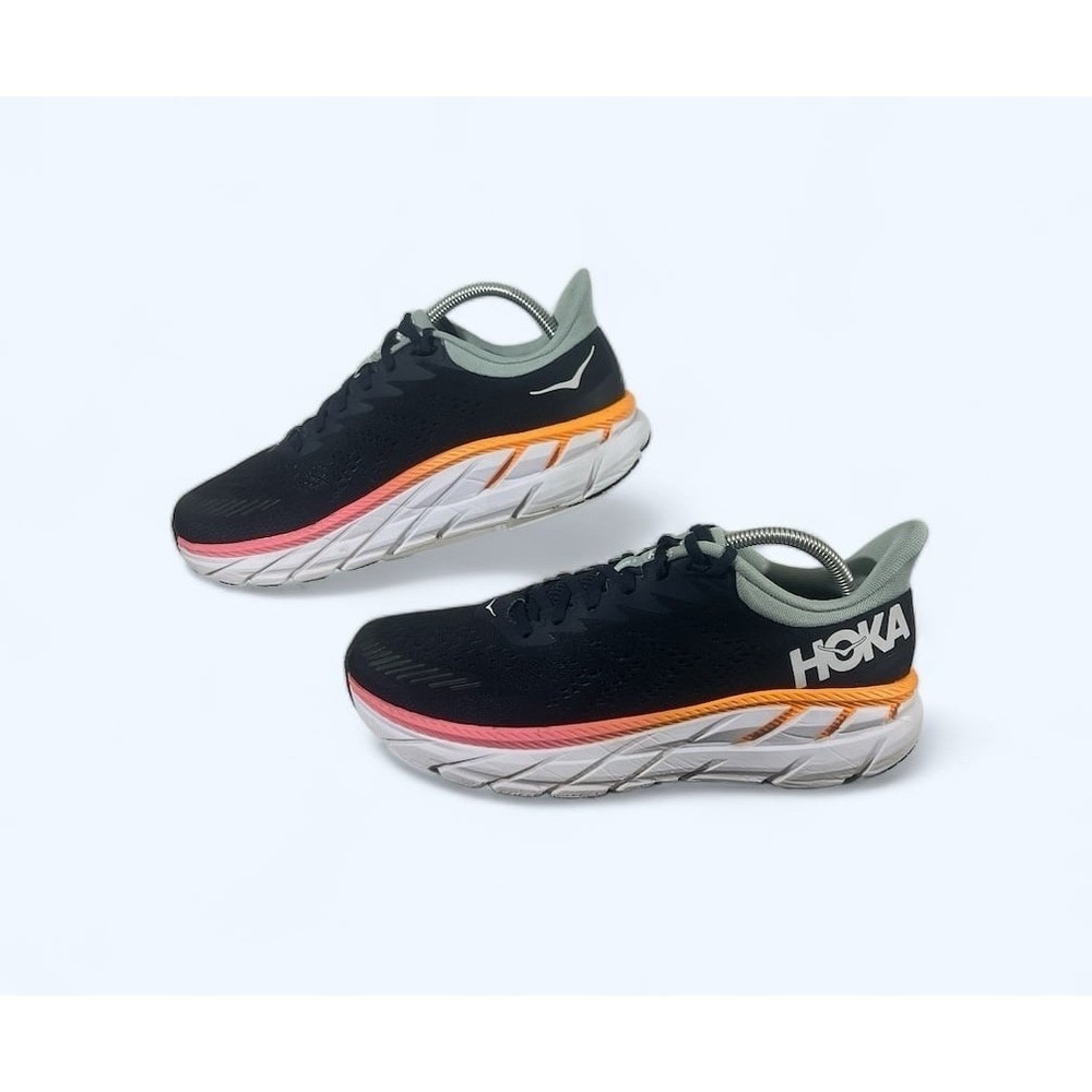 Hoka Clifton 7 Running Shoes Women's Size 10 Blue Athletic Sneakers BIB